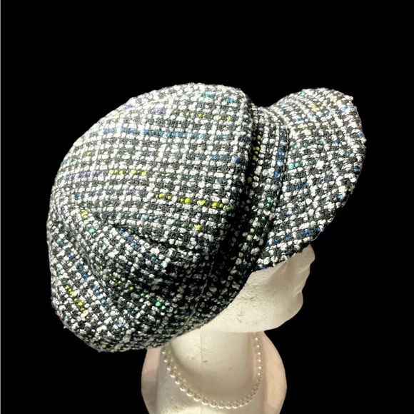 Unisex Hat Multi Colored Blend Tweed Paperboy/Newsboy Cabbie Cap/Hat - Picture 3 of 11